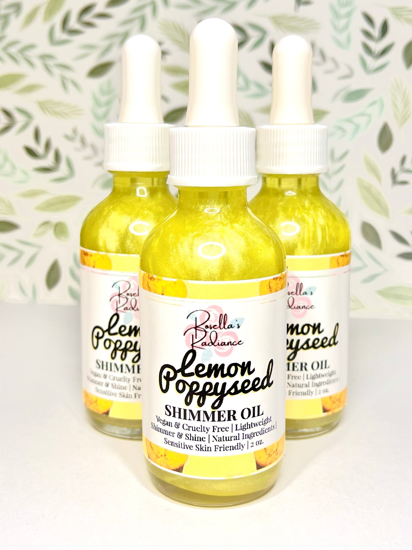 Lemon Poppyseed Shimmer Oil