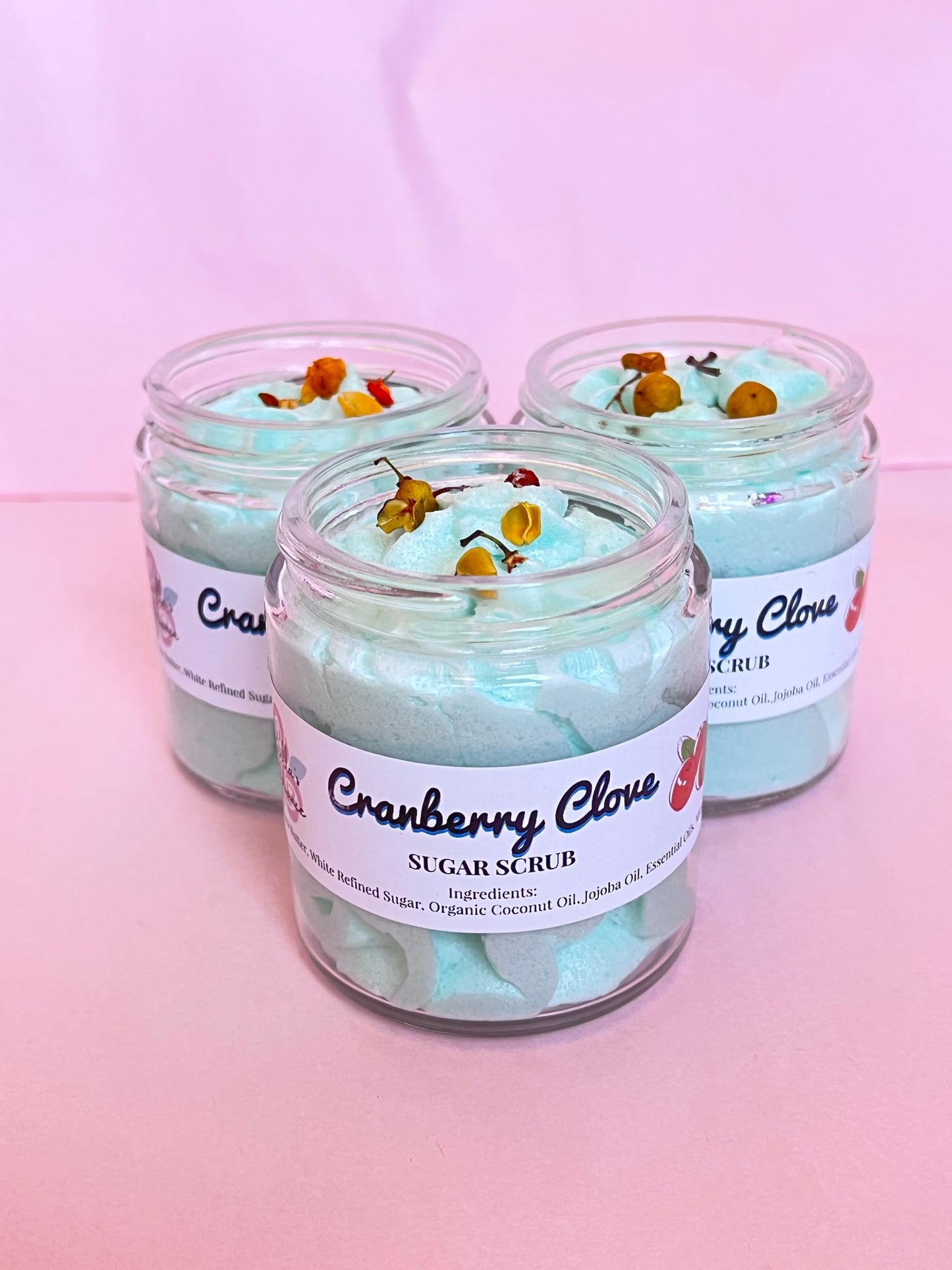 Cranberry Clove Sugar Scrub