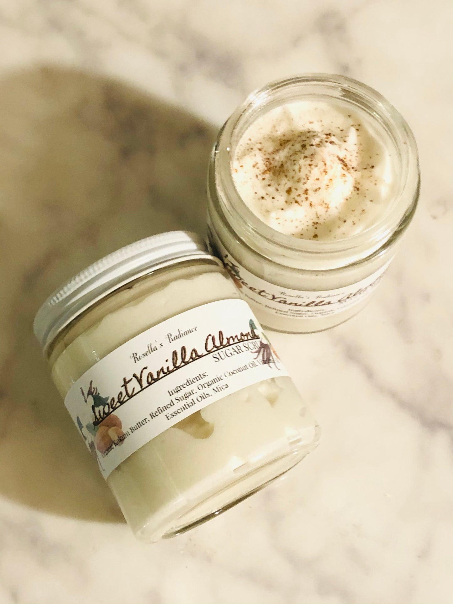 Sweet Vanilla Almond Sugar Scrub