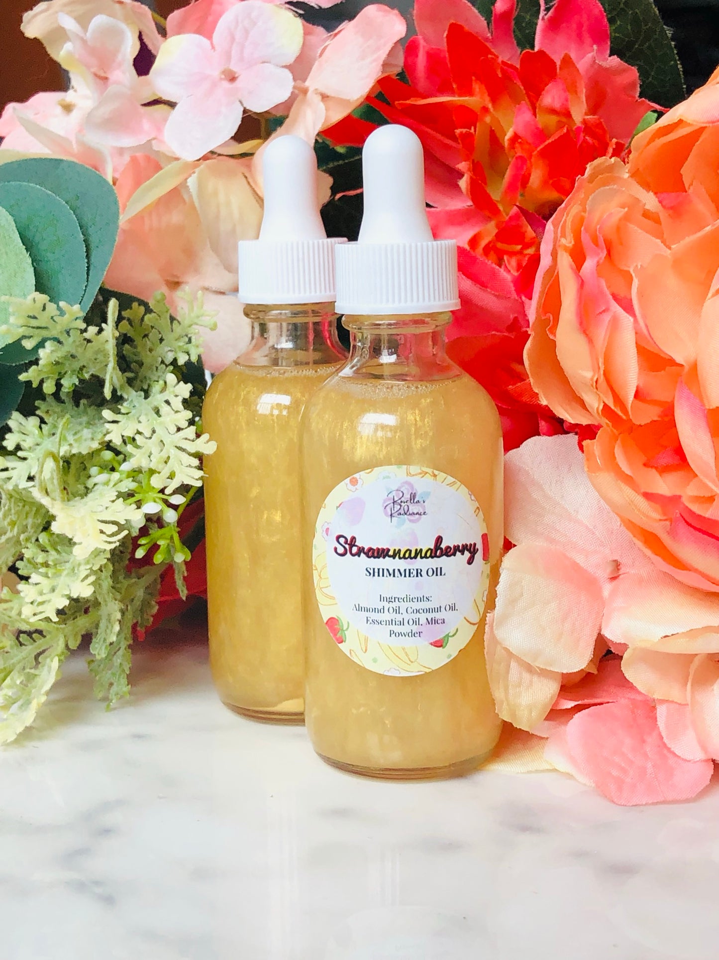 Strawnanaberry Shimmer Oil