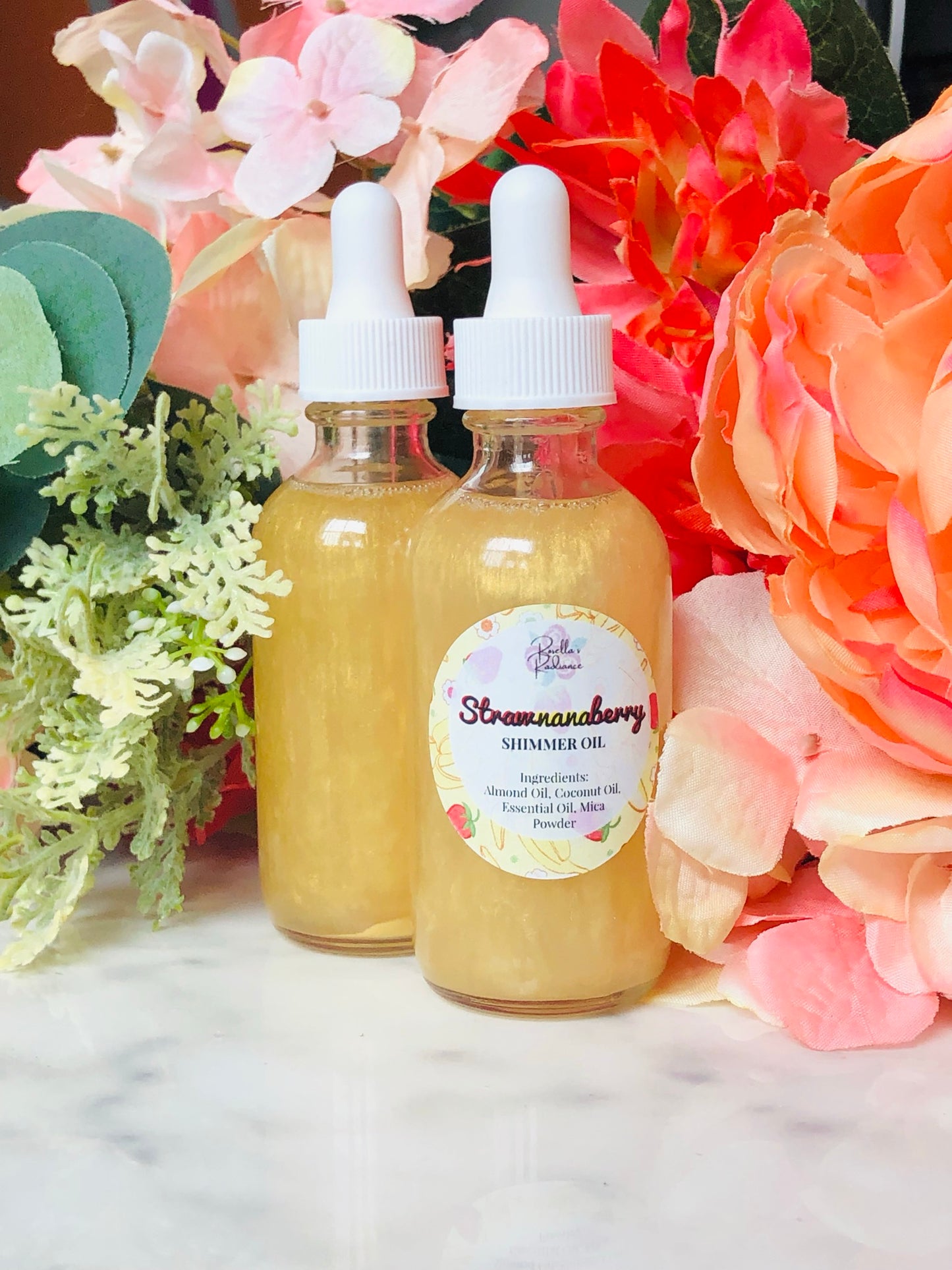 Strawnanaberry Shimmer Oil