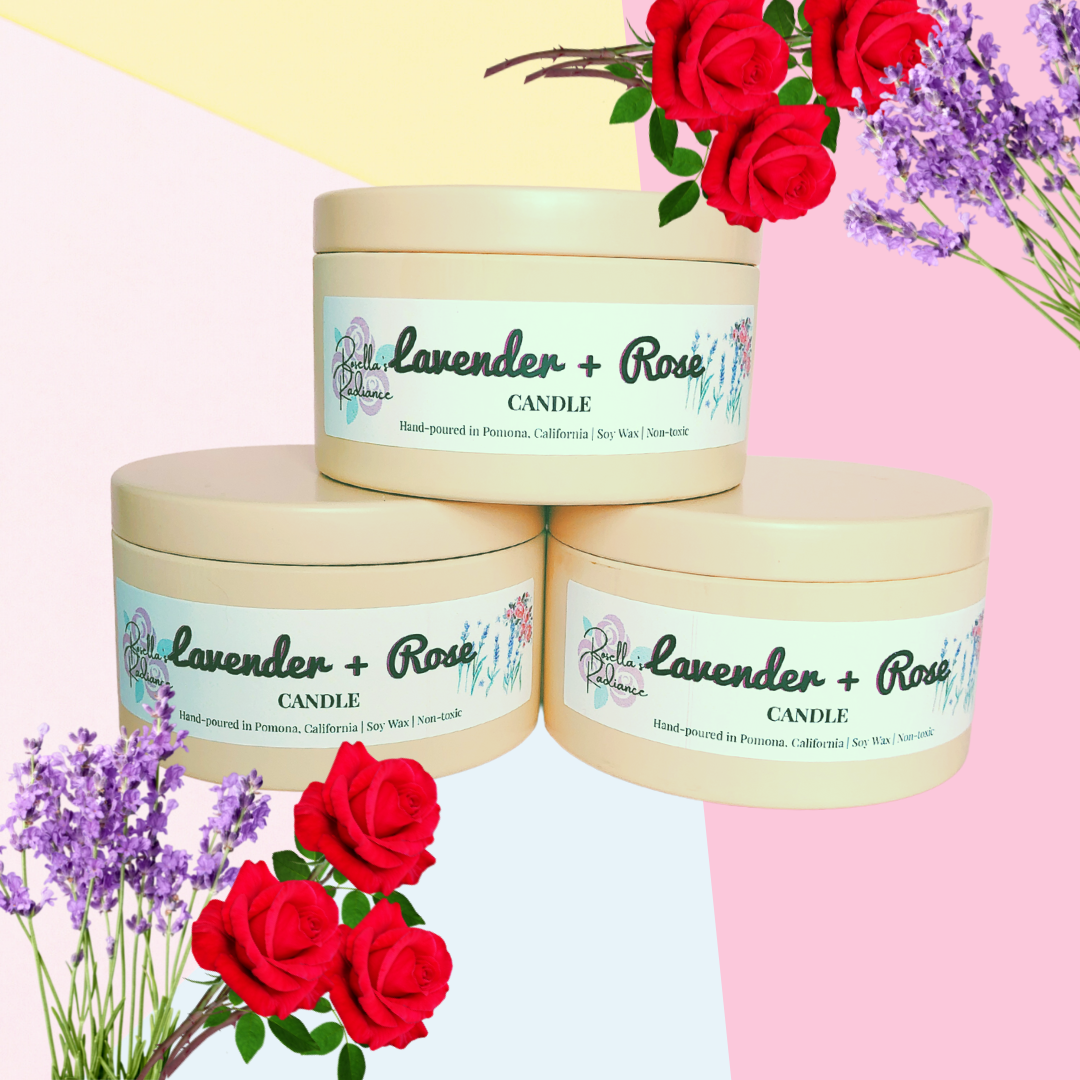 Lavender + Rose Candle