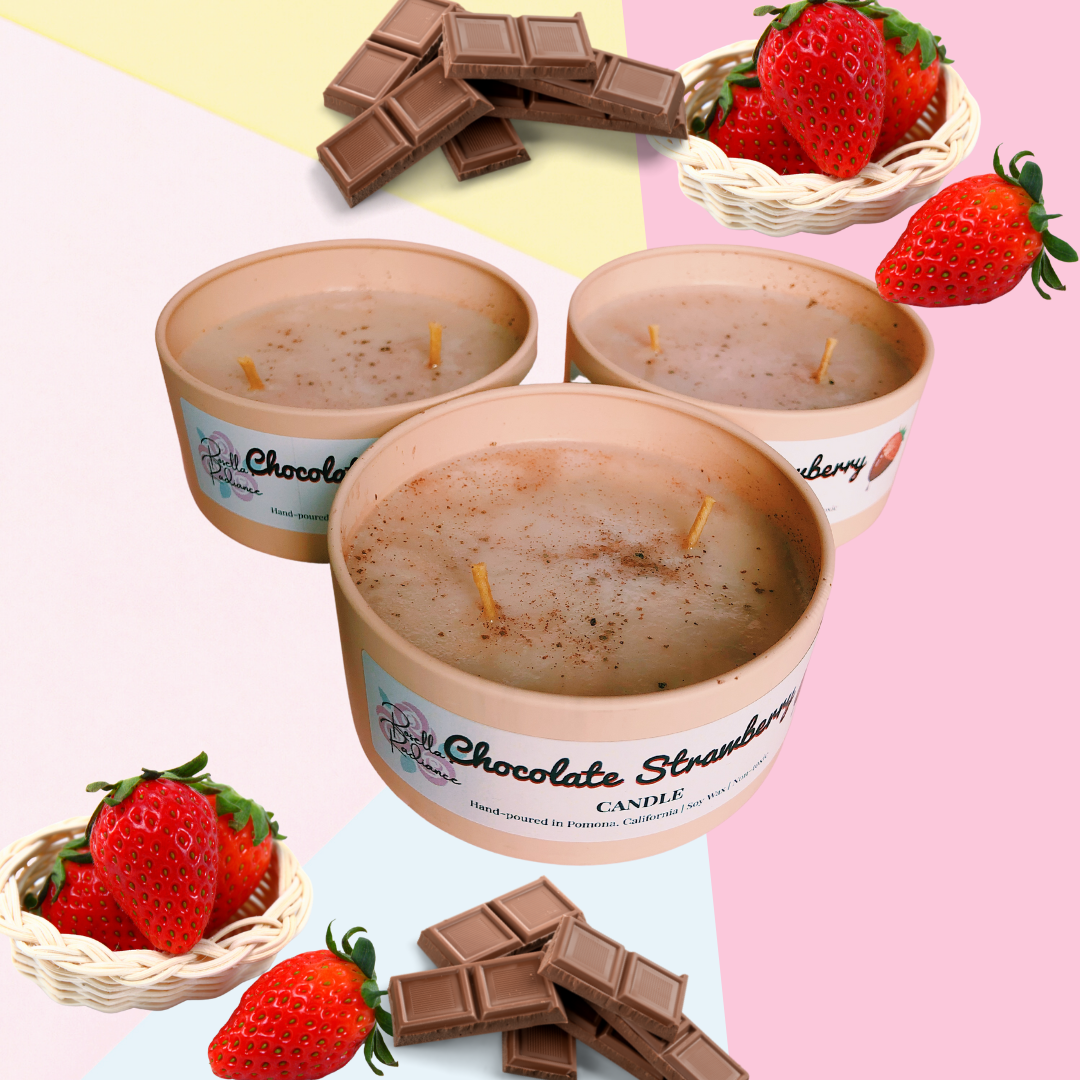 Chocolate Strawberry Candle