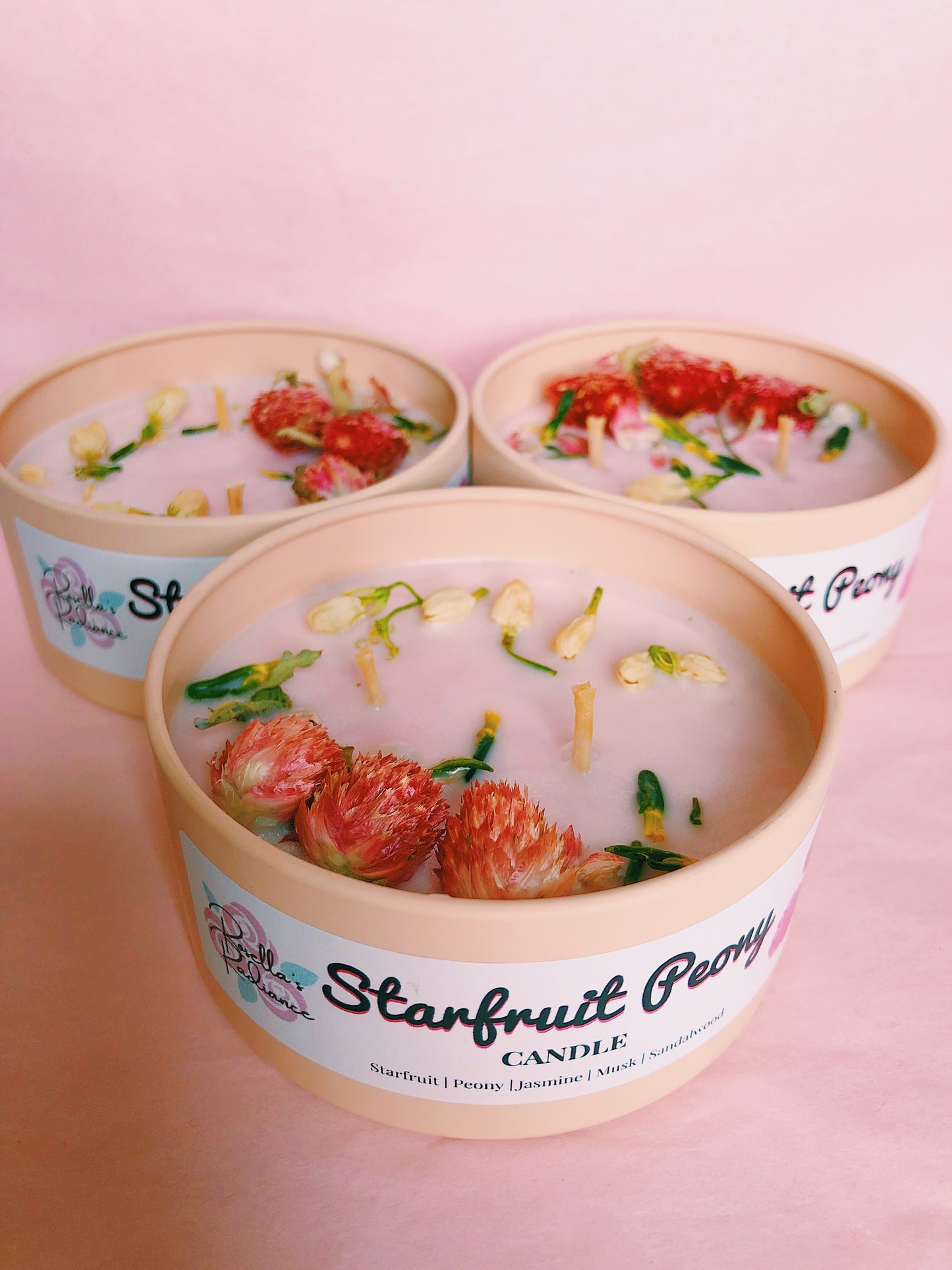 Starfruit Peony Candle