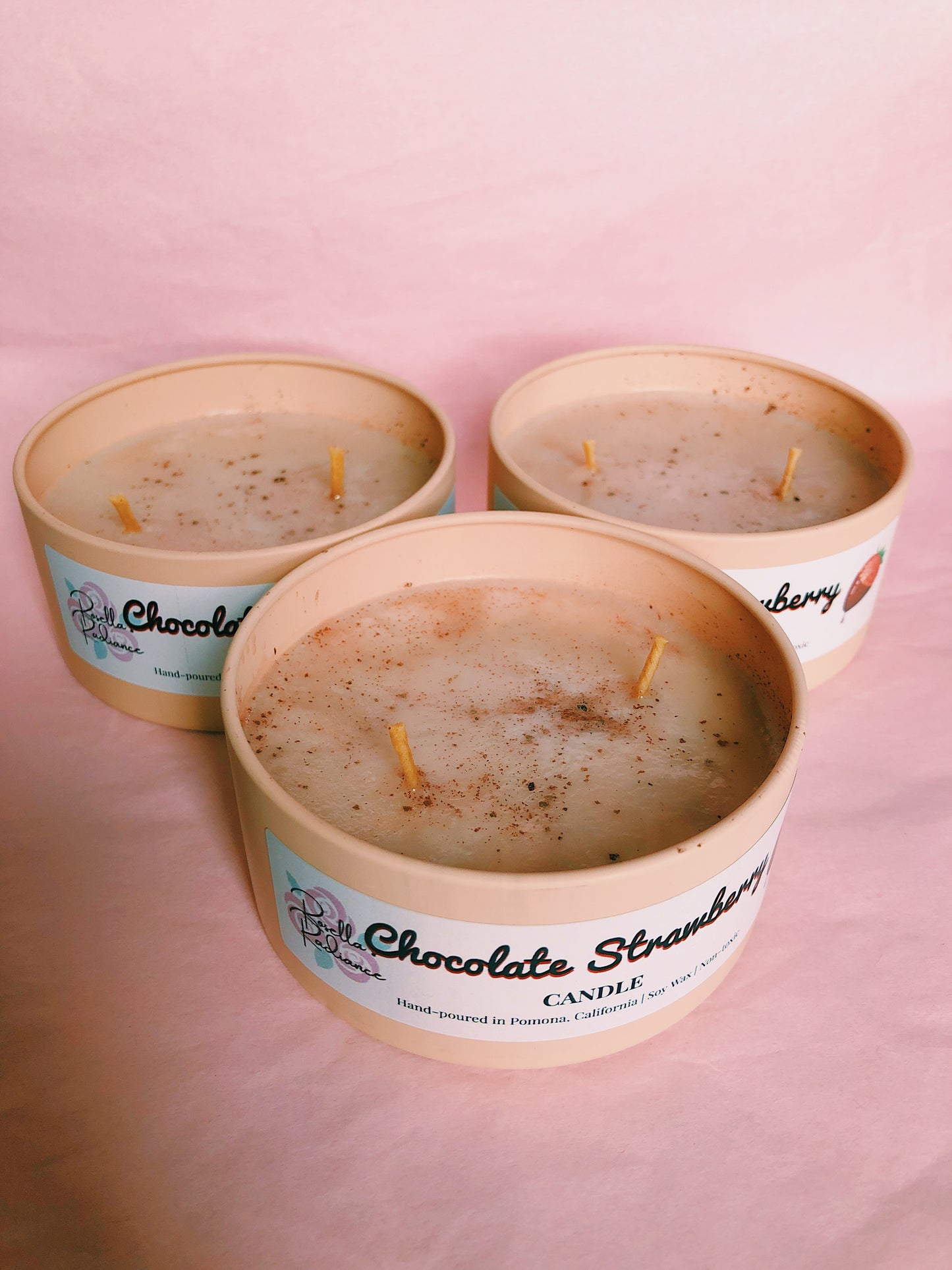 Chocolate Strawberry Candle