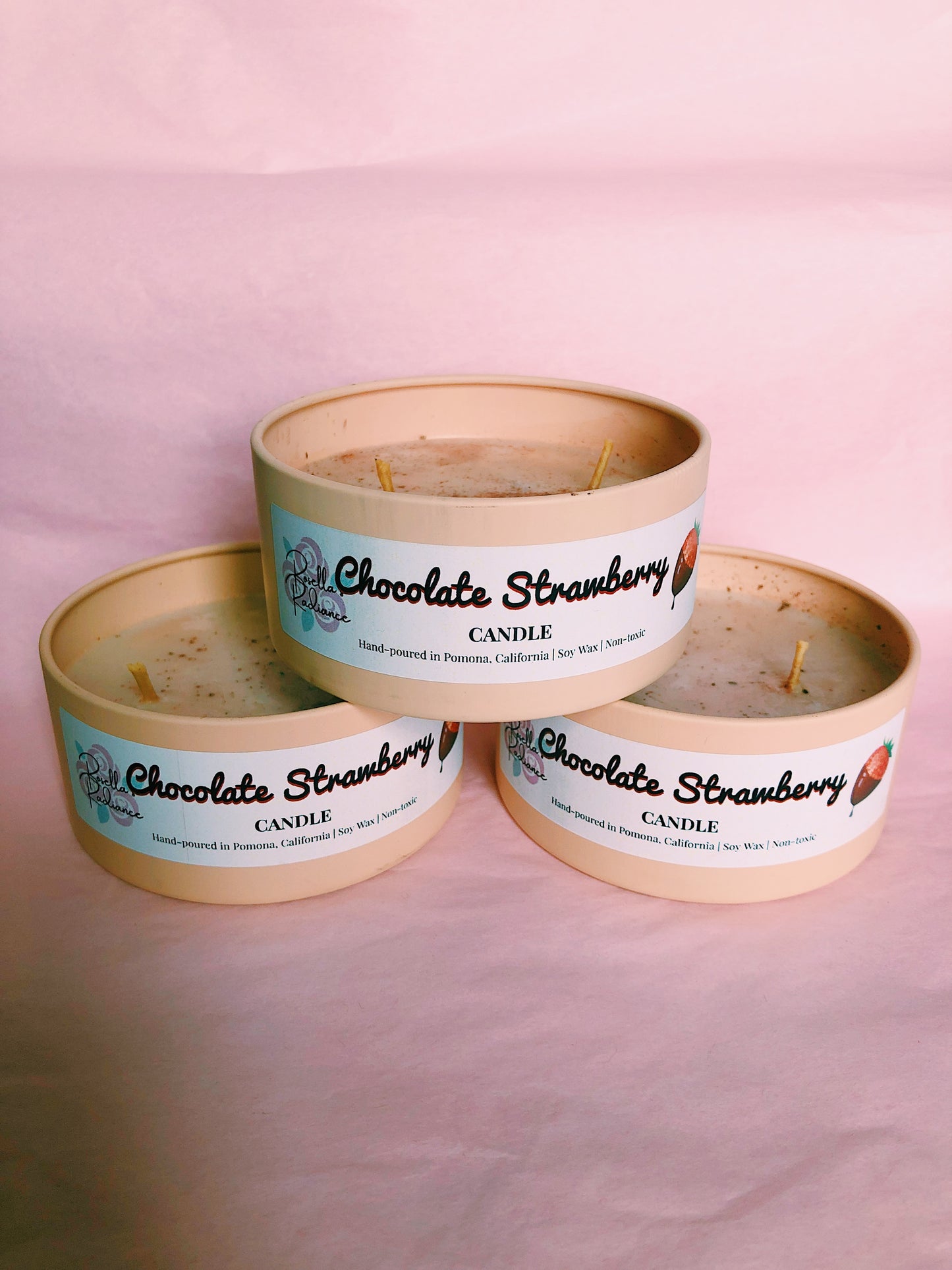 Chocolate Strawberry Candle