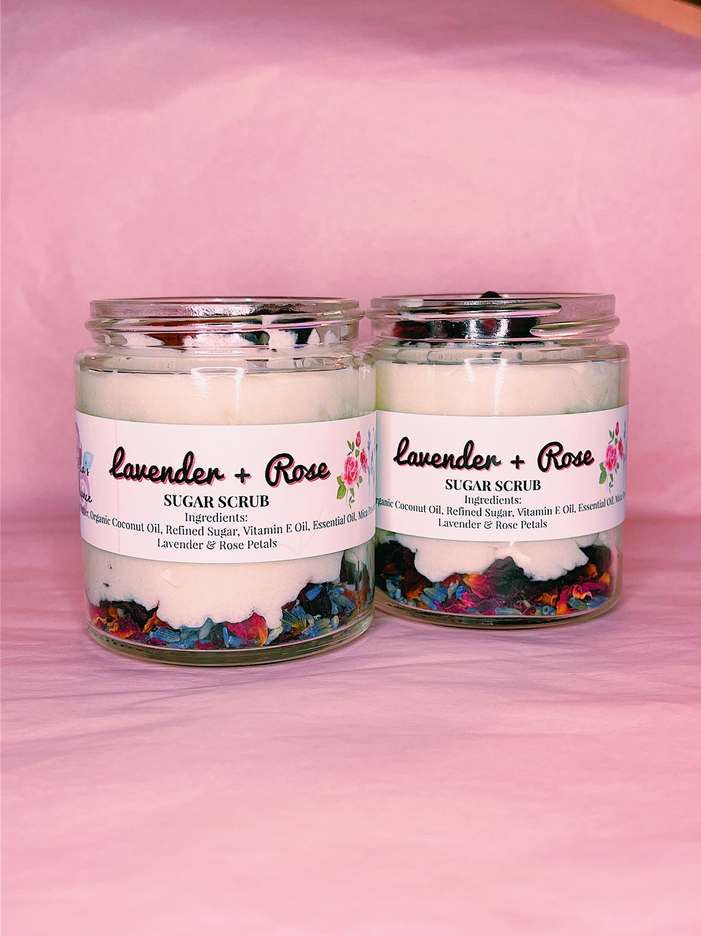 Lavender + Rose Sugar Scrub