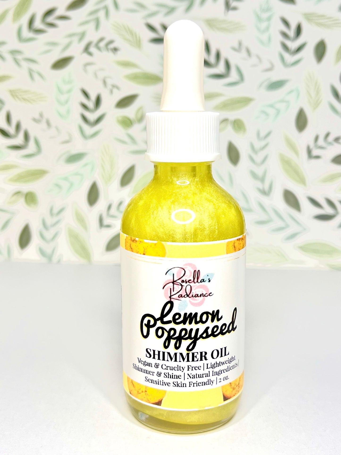 Lemon Poppyseed Shimmer Oil
