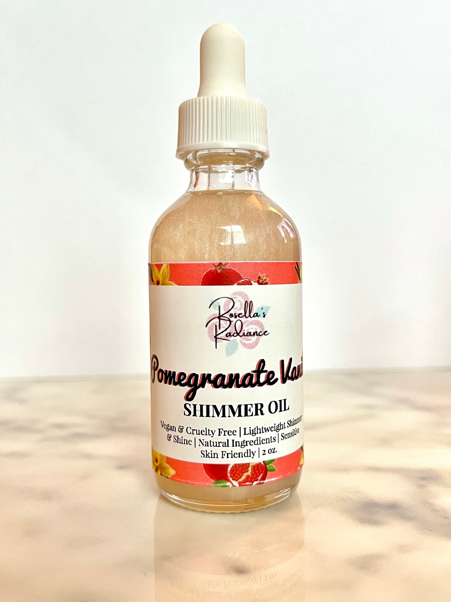 Pomegranate Vanilla Shimmer Oil