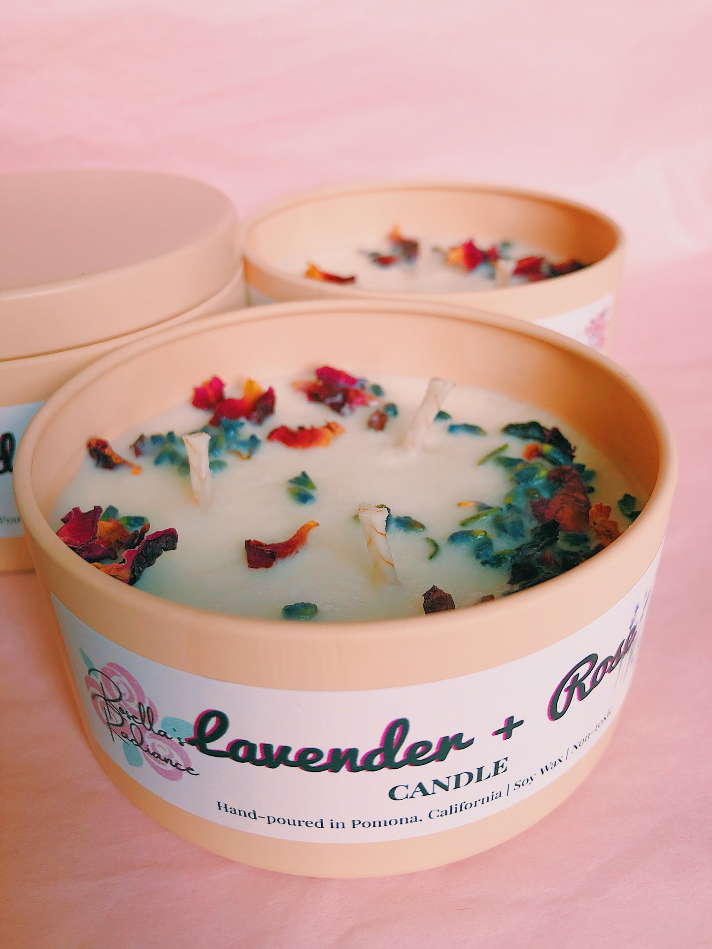Lavender + Rose Candle